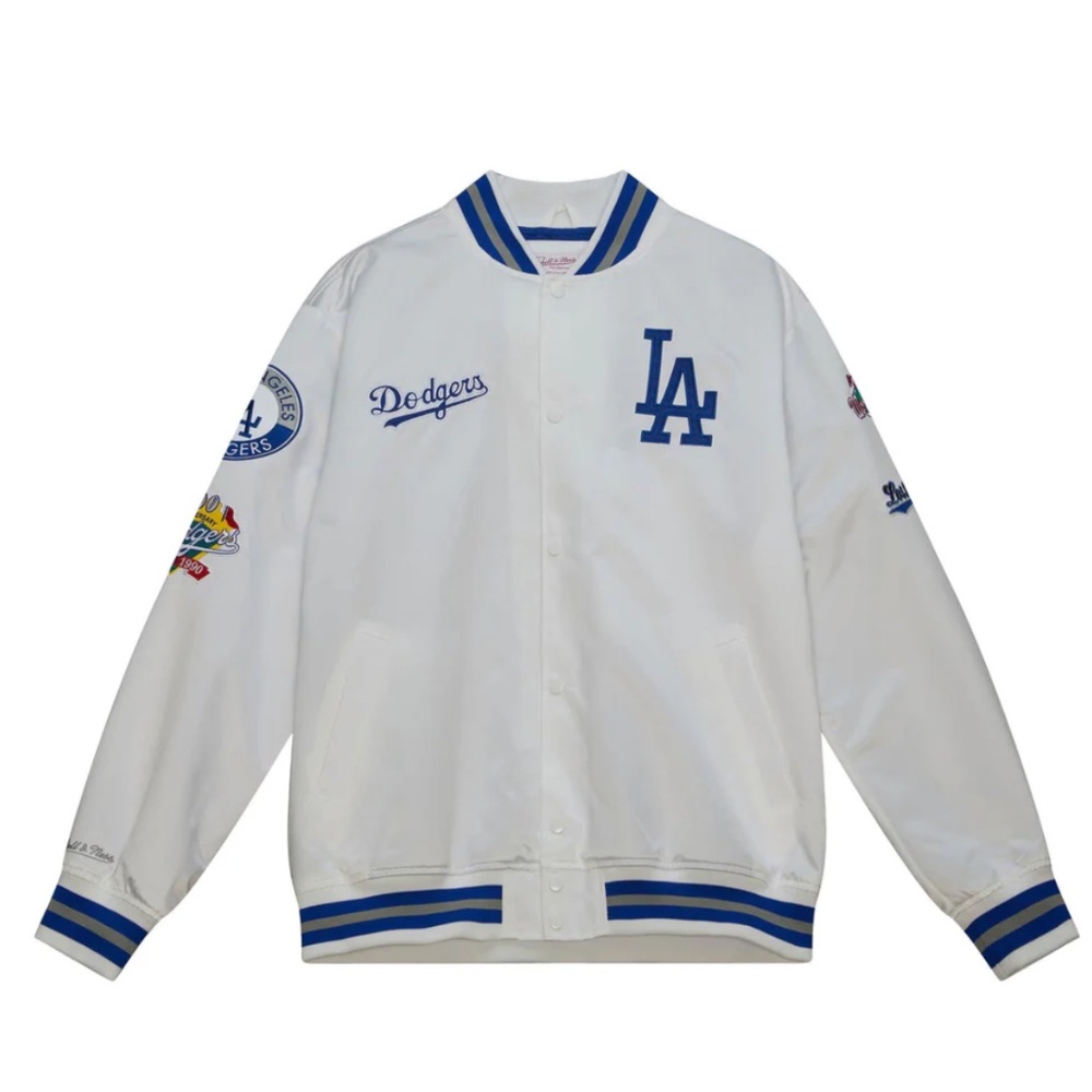 Mitchell & Ness Los Angeles Dodgers City Collection Lightweight Satin Jacket